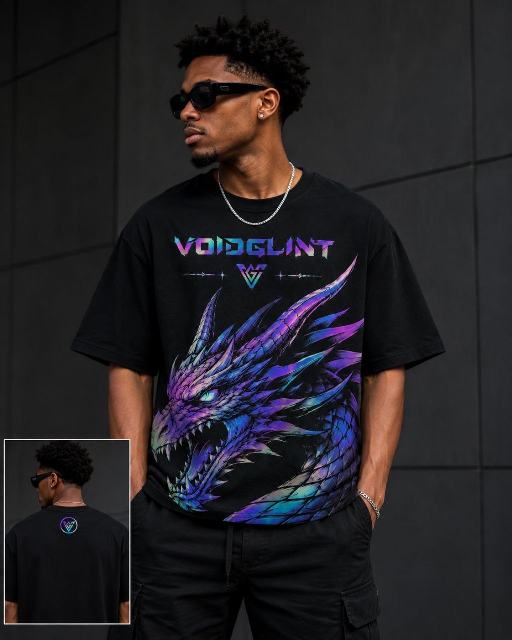 Reflective Dragon Tee